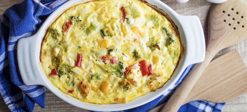 healthy brunch fritatta for Mother's Day