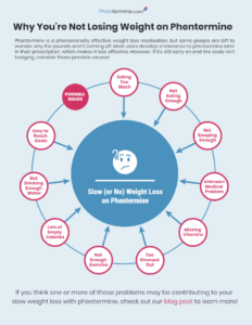 Why You're Not Losing Weight with Phentermine Infographic