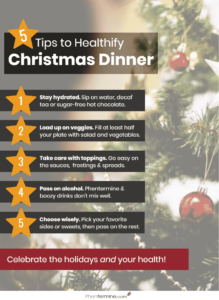 Christmas Dinner Tips Infographic