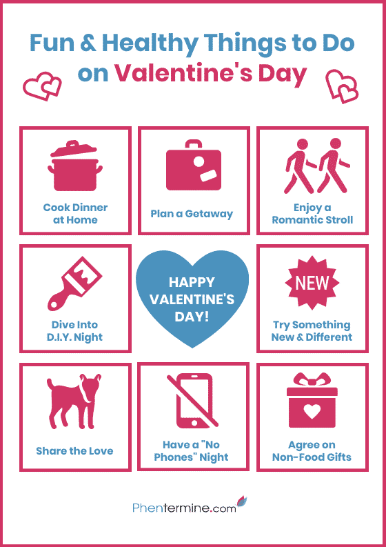 things to do on valentine's day infographic