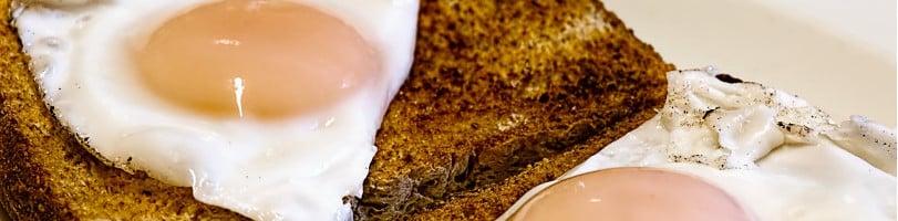 two ingredient snacks egg and toast