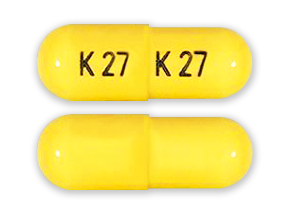 generic phentermine 30mg capsule (yellow, K 27)