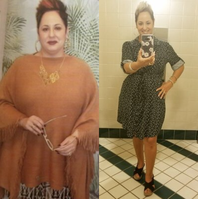 Sabrina before and after