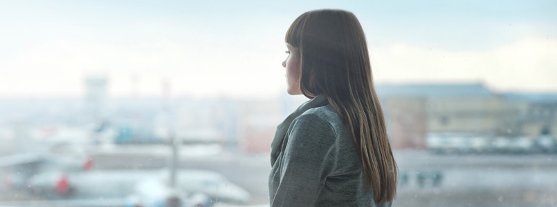 girl looking off into the distance